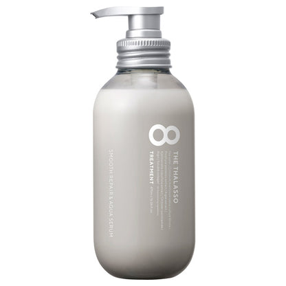Eight the Thalasso Capsule Hair Oil Smooth Kit, 475ml x 2 + 500mg x 8 tablets + 10ml x 2, Fruity Floral Scent