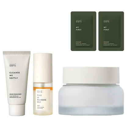 Strengthen your skin's barrier with organic facial care set! 50ml + 30ml + 30ml + 1ml x 2