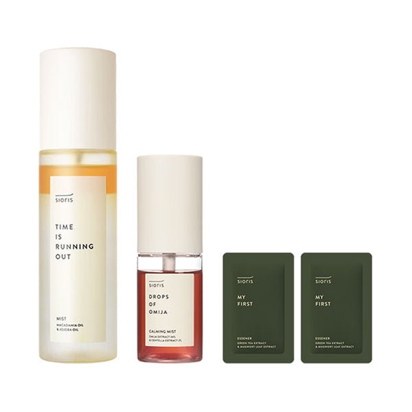 A mist-type lotion set that allows for easy moisturizing care, 100ml + 30ml + 1ml x 2