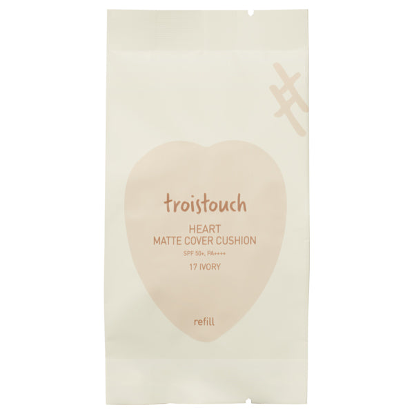 troistouch Heart Cushion Matte Cover Refill (17), 14g