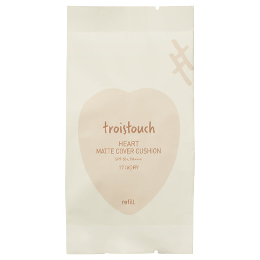 troistouch Heart Cushion Matte Cover Refill (17), 14g