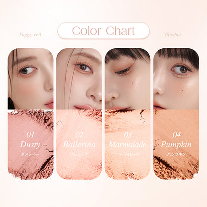 Foggy Veil Blusher, 01 Dusty, 4g