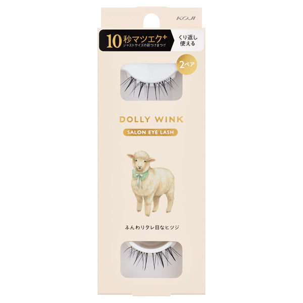 Dolly Wink Salon Eyelashes, No.19, 2 pairs