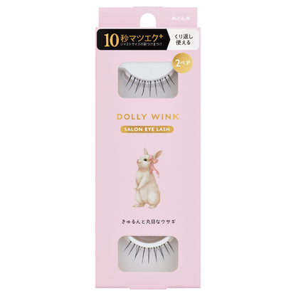 Dolly Wink Salon Eyelashes, No.18, 2 pairs