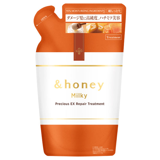 &honey Milky Precious EX Repair Treatment 2.0 Refill, 385g (Berry Sweet Honey)