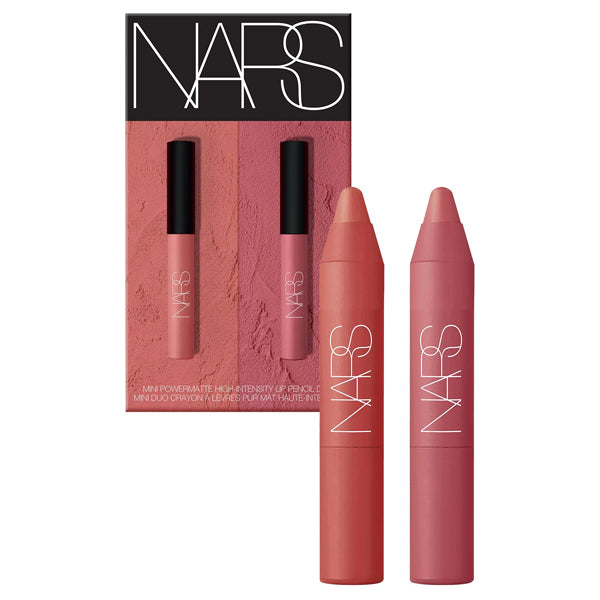 NARS Mini Powermatte High Intensity Lip Pencil Duo, TAKE ME HOME,DOLCE VITA, 1.6g(x2)