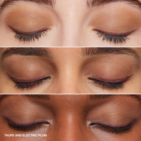 BOBBI BROWN Long-Wear Dual-Ended Cream Shadow Stick Set, Taupe,Electric Plum Soft Bronze,Midnight, 1.6g x 2