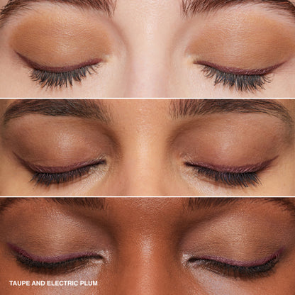 BOBBI BROWN Long-Wear Dual-Ended Cream Shadow Stick Set, Taupe,Electric Plum Soft Bronze,Midnight, 1.6g x 2