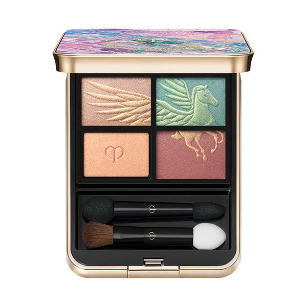 Cle de Peau Beaute Ombre Couleur Quadri, 502 Wings of Wonder, 6g, Fragrance made with natural rose oil etc.