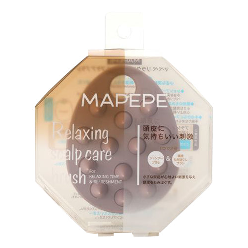 maPEPE Relaxing Scalp Care Brush (Purple Beige)