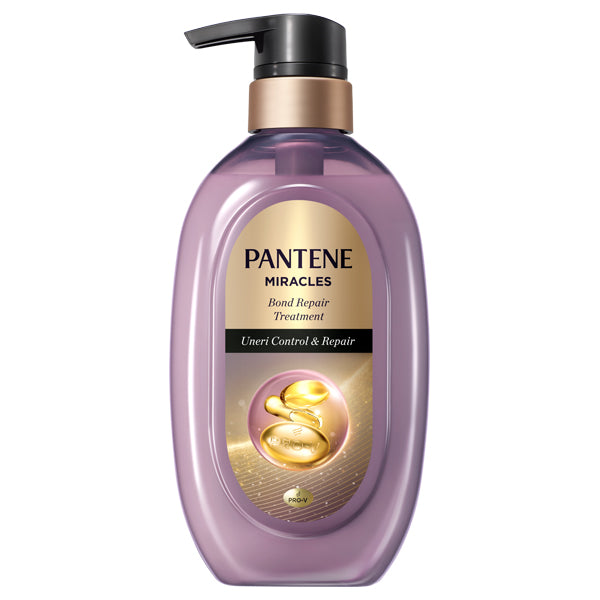 Miracles Frizz Control & Repair Bond Repair Treatment Pump, 440g, Pink Rose & Mandarin Orange Scent