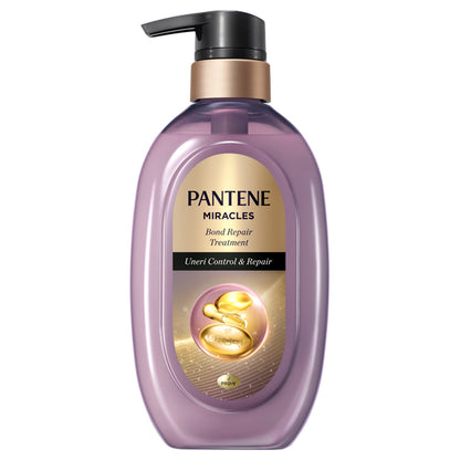 Miracles Frizz Control & Repair Bond Repair Treatment Pump, 440g, Pink Rose & Mandarin Orange Scent