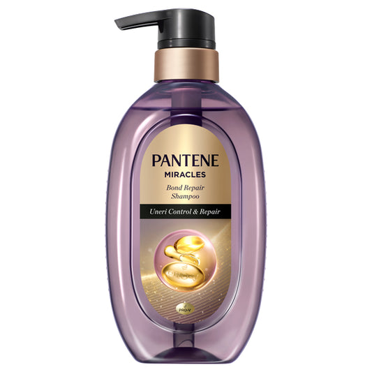 Miracles Frizz Control & Repair Bond Repair Shampoo Pump, 440g, Pink Rose & Mandarin Orange Scent