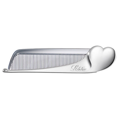 ReFa Heart Comb Aira, Silver, Approx. 127 x 31 x 11 mm (folded)