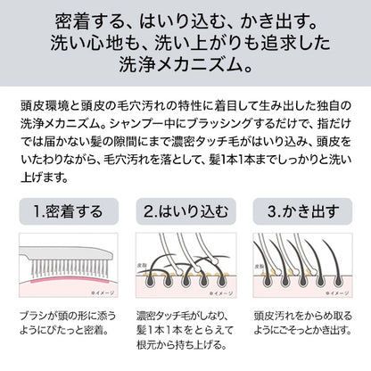 ReFa Ion Care Brush Premium, Black, [Main Unit]