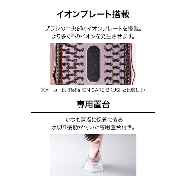ReFa Ion Care Brush Premium, Black, [Main Unit]