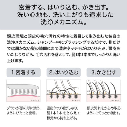 ReFa Ion Care Brush Premium, White, [Main Unit]