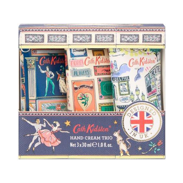 CathKidston Hand Cream Trio London Theatre, 30ml x 3