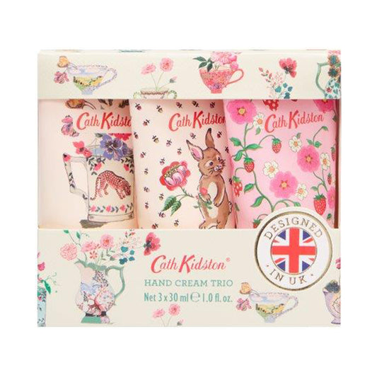 CathKidston Hand Cream Trio Teacup Bunny, 30ml x 3