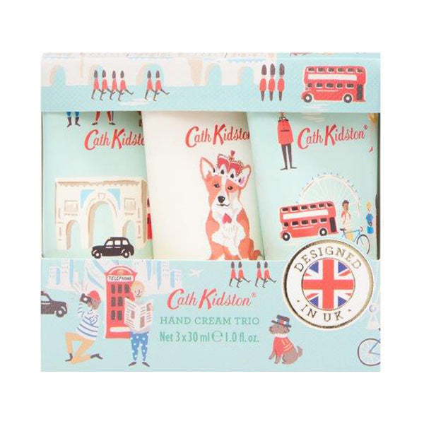 CathKidston Hand Cream Trio London Corgi, 30ml x 3