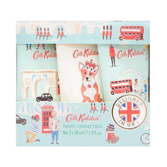 CathKidston Hand Cream Trio London Corgi, 30ml x 3