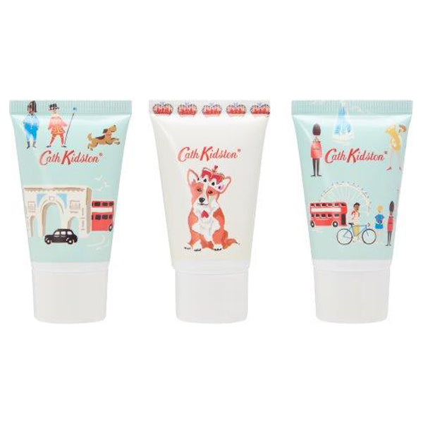 CathKidston Hand Cream Trio London Corgi, 30ml x 3