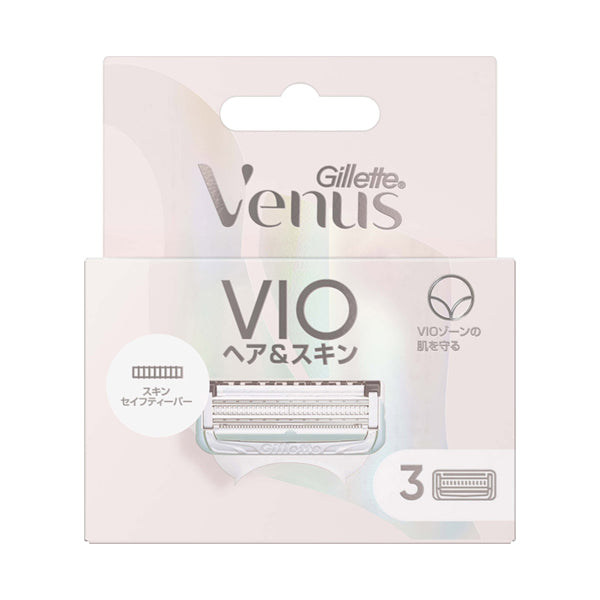 Gillette Venus VIO Hair & Skin Replacement Blades, 3 Pack