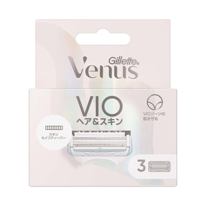 Gillette Venus VIO Hair & Skin Replacement Blades, 3 Pack