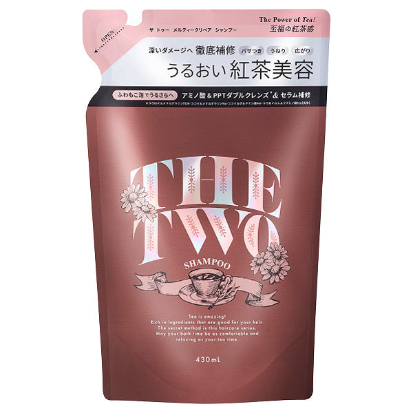 THE TWO Melty Repair Shampoo Refill (Chamomile Lavender Tea), 430ml