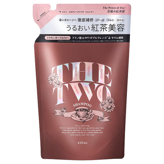 THE TWO Melty Repair Shampoo Refill (Chamomile Lavender Tea), 430ml