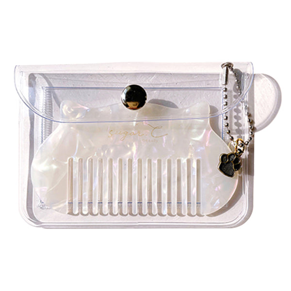 sugar.C beauty Cat Bangs Hair Comb (White), 1 Unit