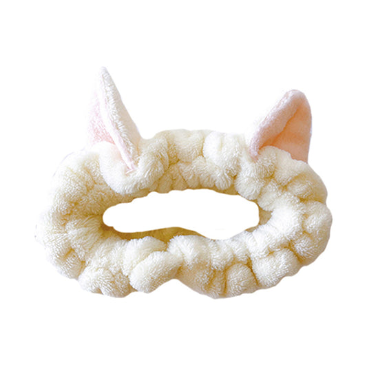 sugar.C beauty Cat Ear Hair Band (White), 1 Unit