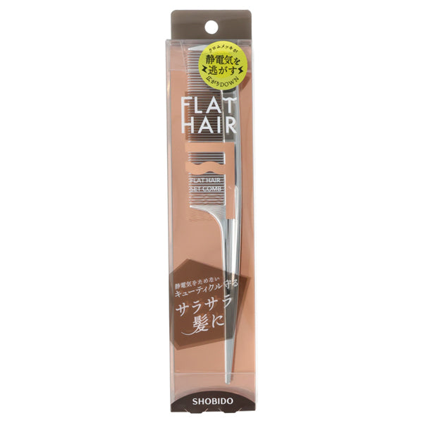 Flat Hair Set Comb, (Product size) W30 x H193 x D5mm