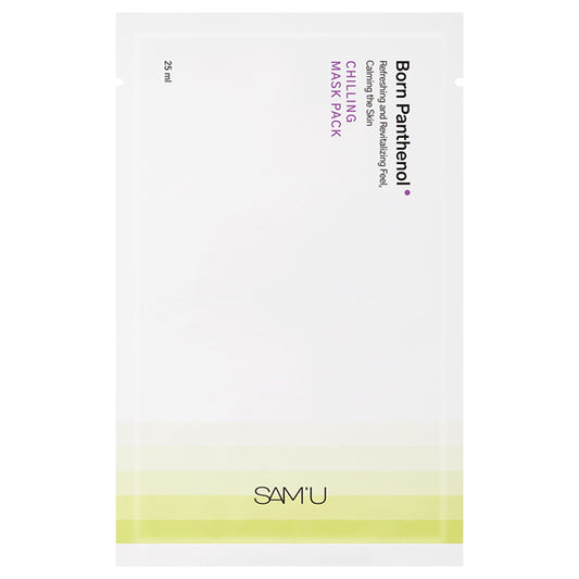 SAM’U Bone Panthenol Chilling Mask Pack (Lavender), 10 Sheets x 25ml