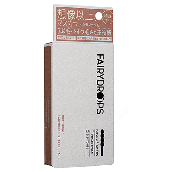 FAIRYDROPS Quattro Lash Mascara (Ruby Brown), 5.5g