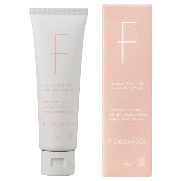 F ORGANICS Natural Hand Cream N (Rose & Cedarwood), 50g
