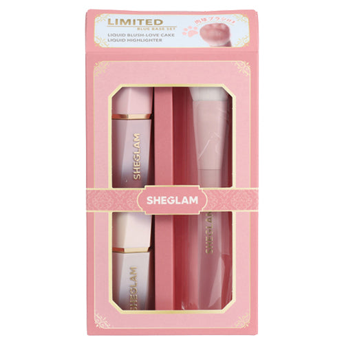 SHEGLAM Holiday Gift Set with Paw Brush (Cool Tone), 1 Set