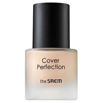 the SAEM Cover Perfection Concealer Foundation SPF40 (1.0 Clear Beige), 15ml