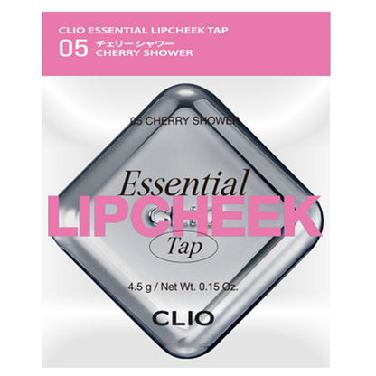 CLIO Essential Lip Cheek Tap, 05 CHERRY SHOWER, 4.5g