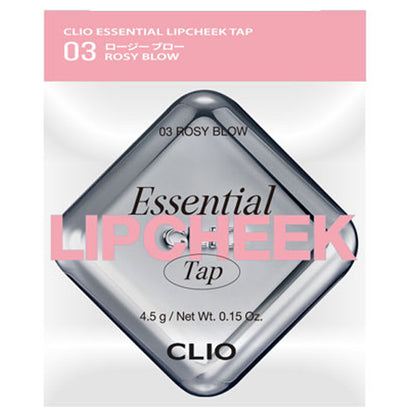 CLIO Essential Lip Cheek Tap, 03 ROSY BLOW, 4.5g
