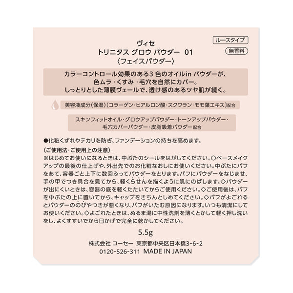 Trinitas Glow Powder, 01 Clear Veil, 5.5g