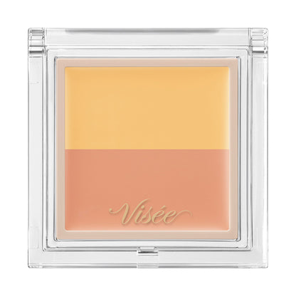 VISEE Color Duo Trick Concealer, 07 Yellow Trick, 2.5g, Fragrance-free