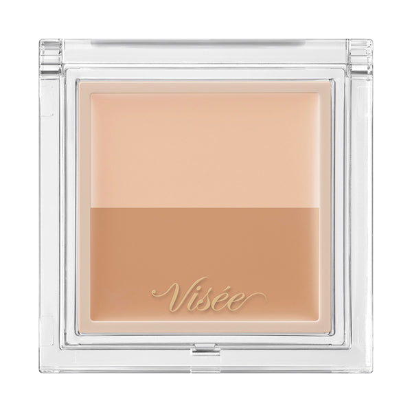 VISEE Color Duo Trick Concealer, 03 Beige Trick, 2.5g, Fragrance-free