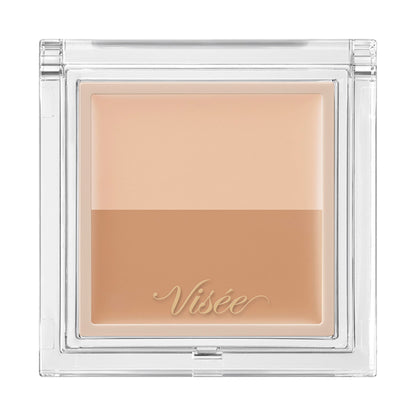 VISEE Color Duo Trick Concealer, 03 Beige Trick, 2.5g, Fragrance-free