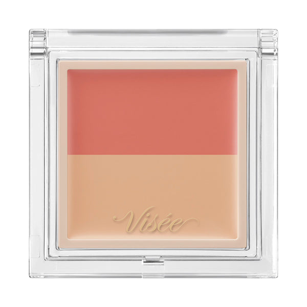 VISEE Color Duo Trick Concealer, 01 Red Trick (Natural Beige), 2.5g, Fragrance-free