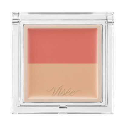 VISEE Color Duo Trick Concealer, 01 Red Trick (Natural Beige), 2.5g, Fragrance-free