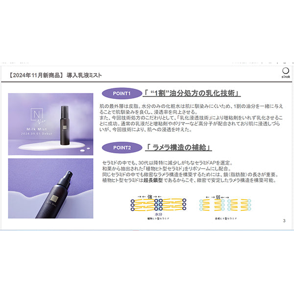 N organic Vie Moist Milk Mist, 100ml