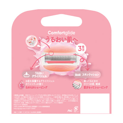 Gillette Venus Comfort Glide Replacement Blades, 3 Pack (White Tea)