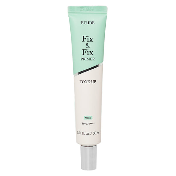 ETUDE Fix & Fix Tone Up Primer, SPF33 PA++, Mint, 30ml