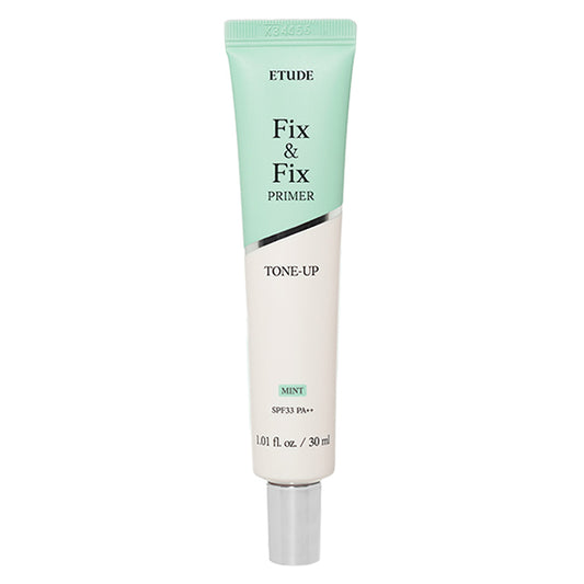 ETUDE Fix & Fix Tone Up Primer, SPF33 PA++, Mint, 30ml